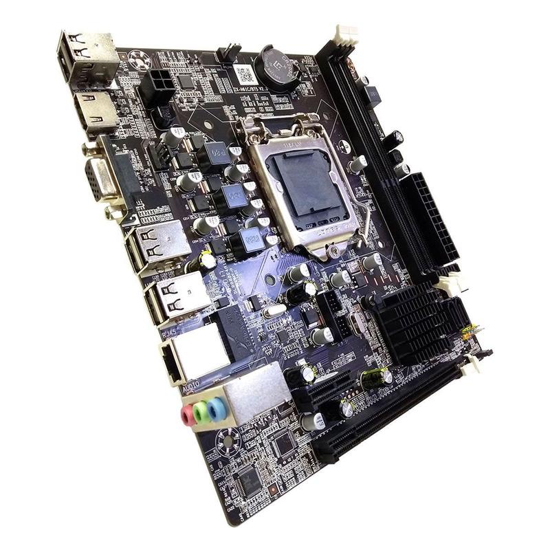 Placa Mãe GHT ZX-H61C (V2.3), Intel 2º/3º Geração, DDR3, LGA1155